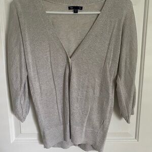 Gap Silver Sparkly Cardigan